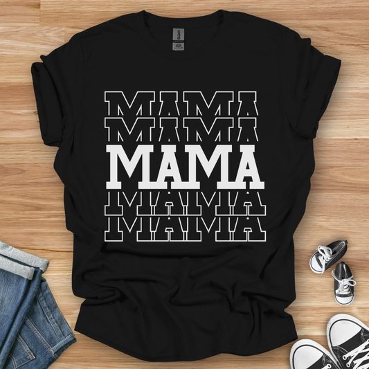 Black and White Caps T-Shirt