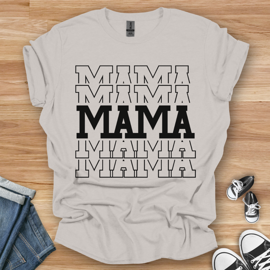 Black and White Caps T-Shirt