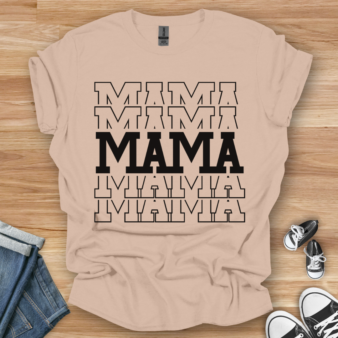 Black and White Caps T-Shirt