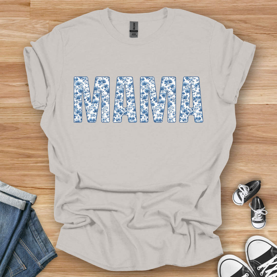 Blue Toile T-Shirt