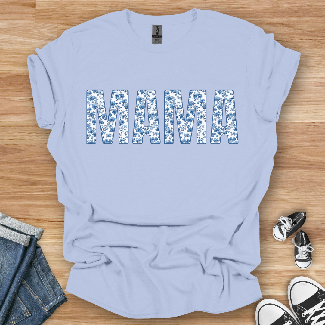 Blue Toile T-Shirt