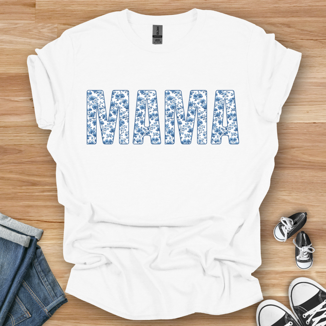 Blue Toile T-Shirt
