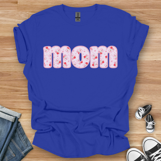 Pink Cherry Mom T-Shirt