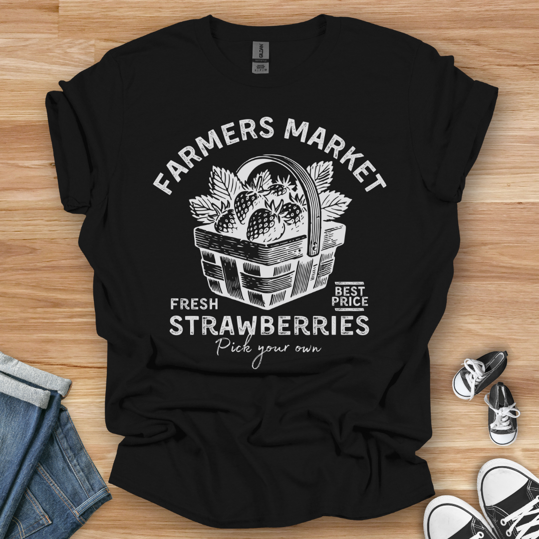 White Basket T-Shirt