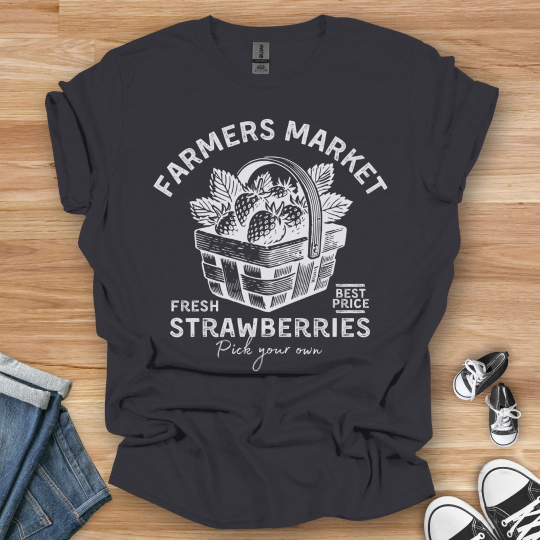 White Basket T-Shirt