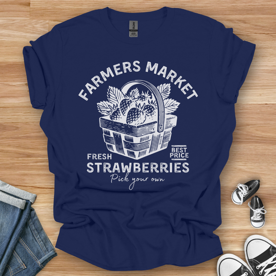 White Basket T-Shirt