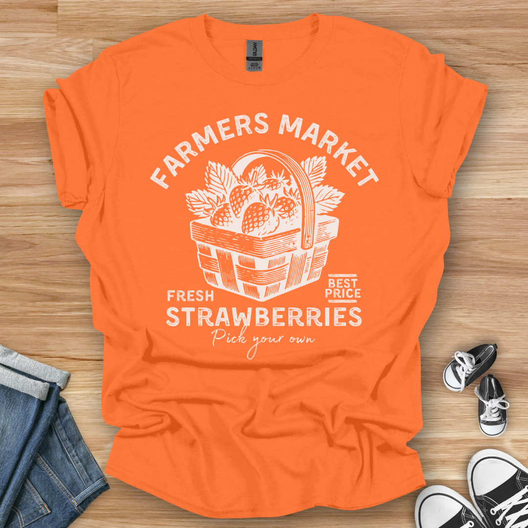 White Basket T-Shirt
