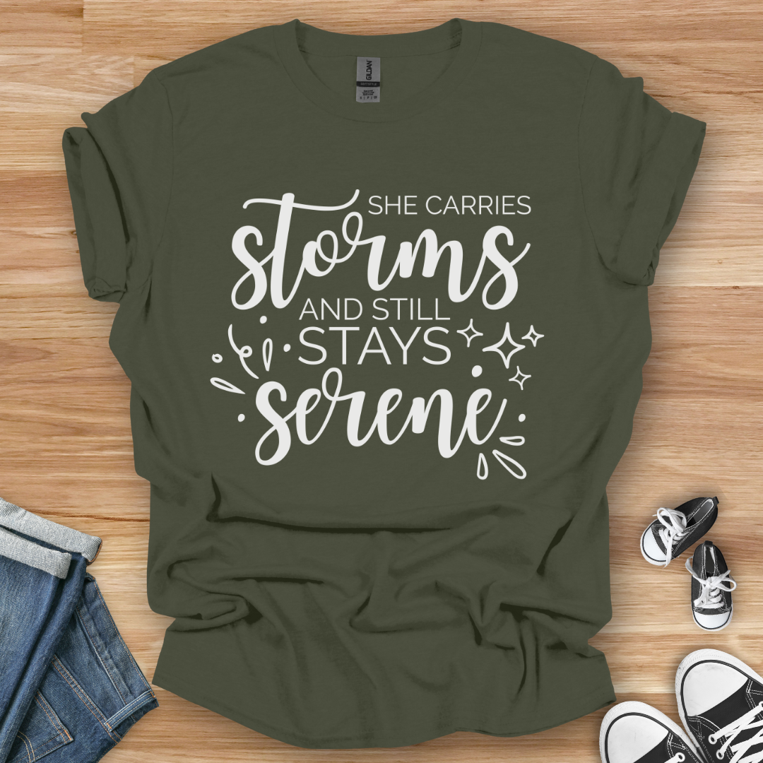 She Carries Storms T-Shirt