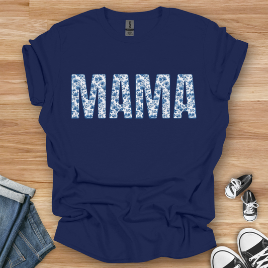 Blue Toile T-Shirt