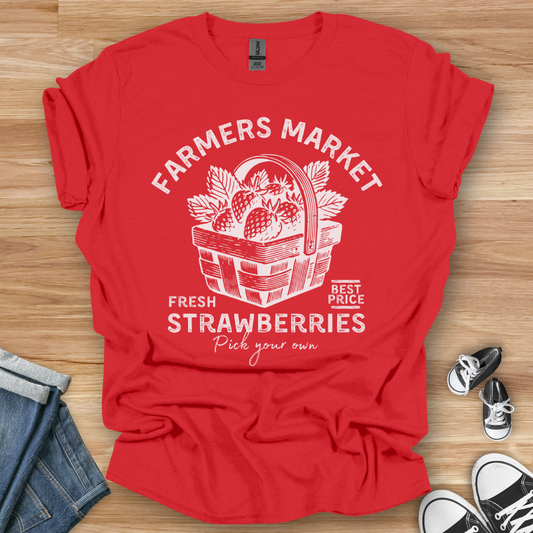 White Basket T-Shirt
