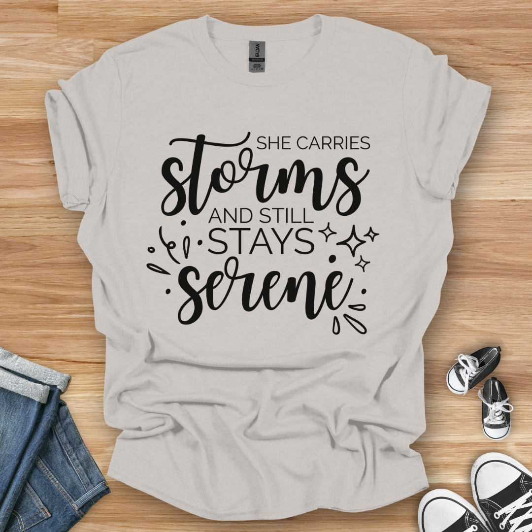 She Carries Storms T-Shirt