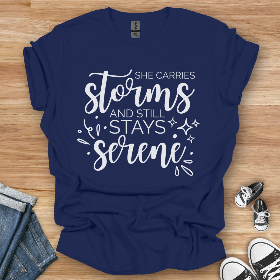 She Carries Storms T-Shirt