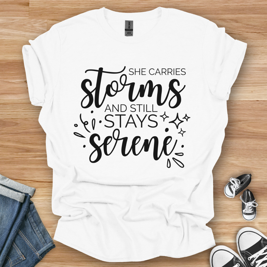 She Carries Storms T-Shirt